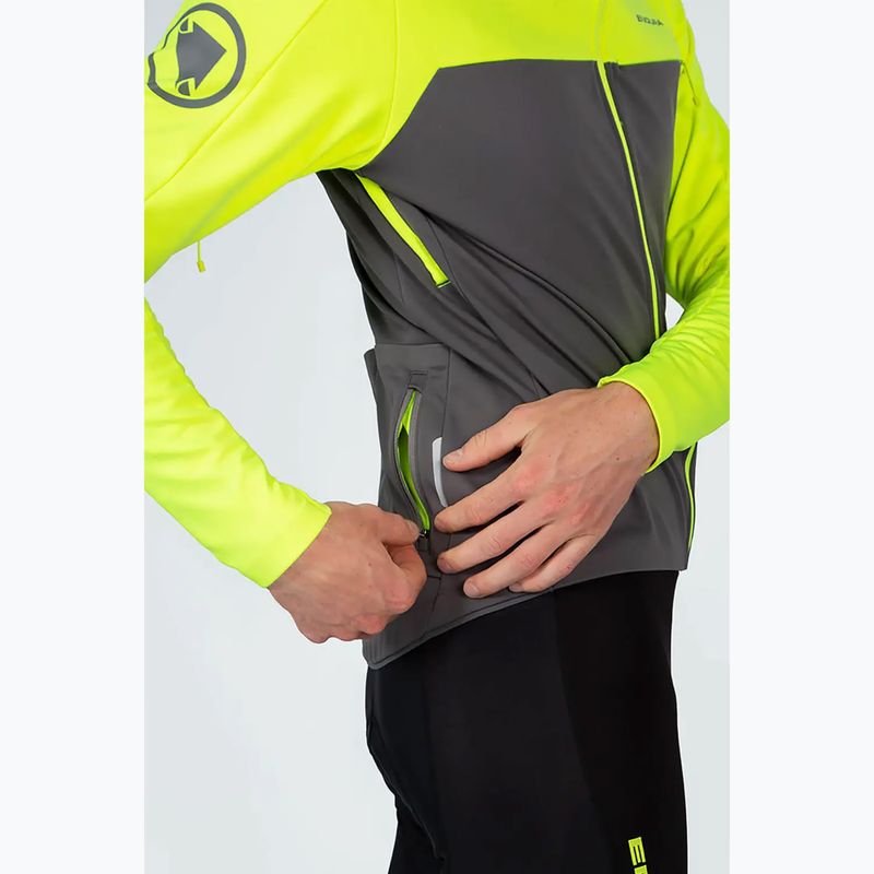 Fahrradjacke Herren Endura Windchill II hi-viz yellow 5