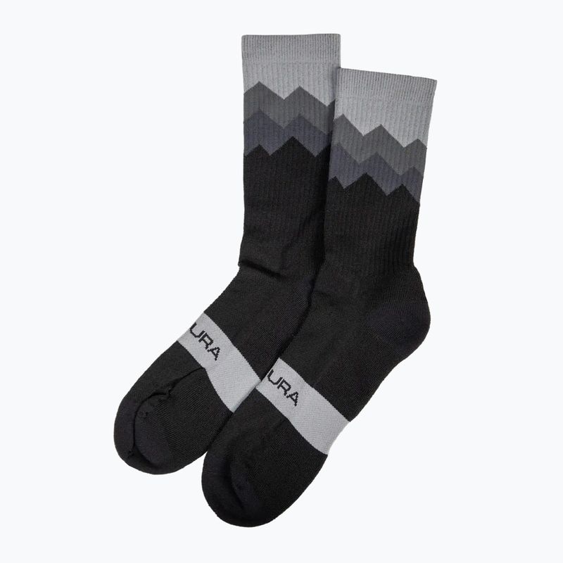 Fahrrad Socken Herren Endura Jagged black