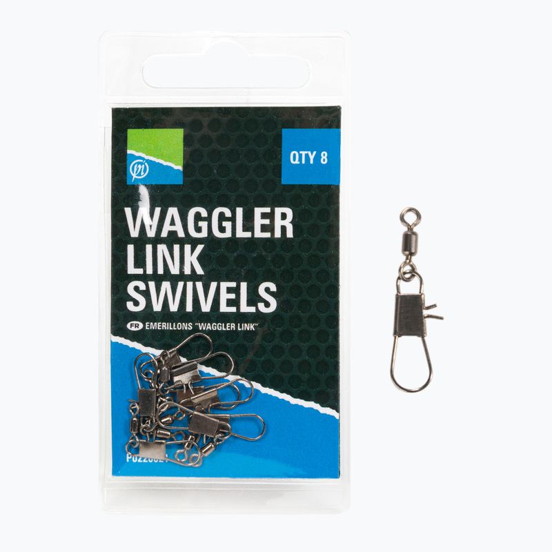 Preston Waggler Link Swivels methode Sicherheitsstifte schwarz P0220021