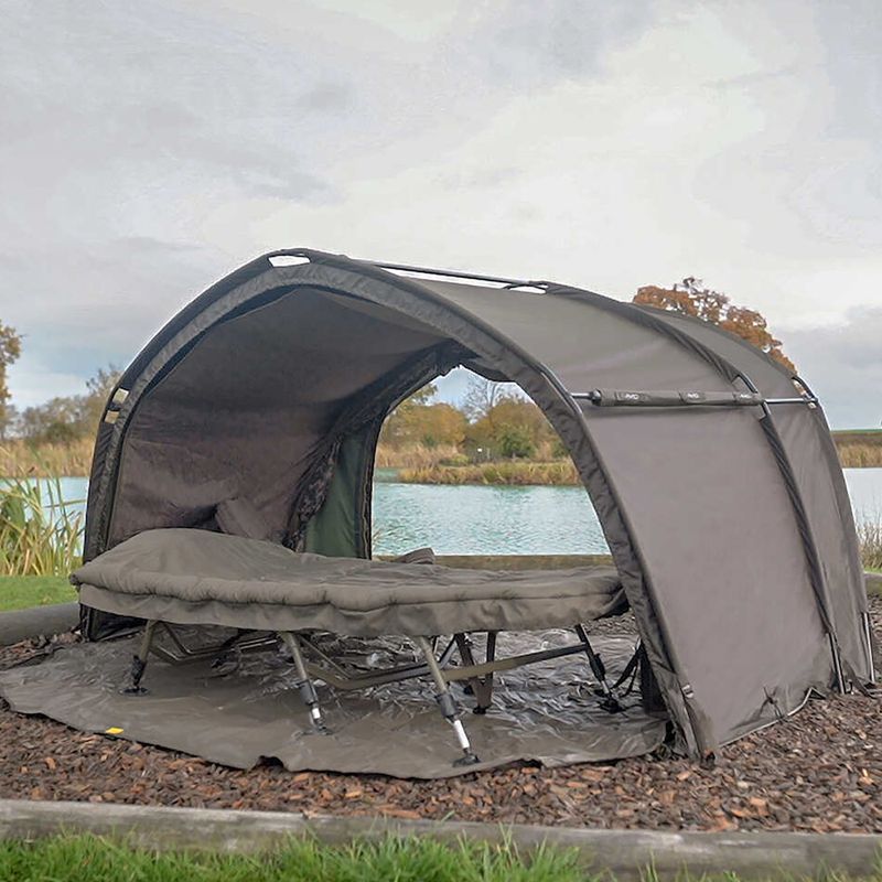 Avid Carp HQ Dual Layer Bivvy Einmannzelt grün 6