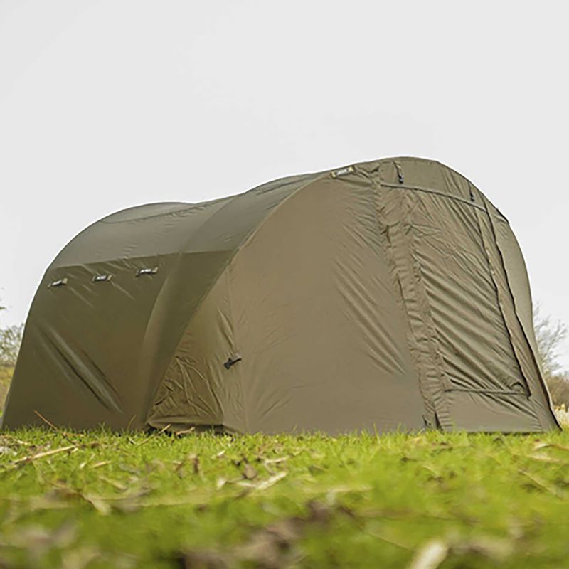 Avid Carp Ascent Bivvy Ein Mann Karpfen Zelt braun A0530007 7