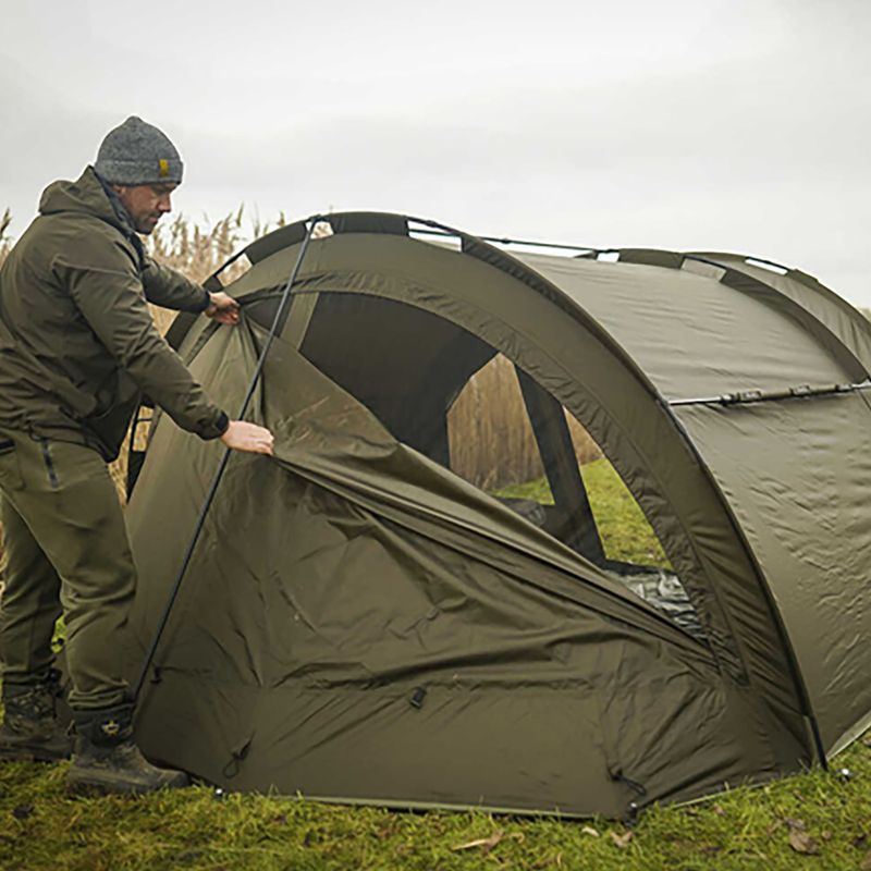 Avid Carp Ascent Bivvy TwoMan Karpfen Zelt grün A0530009 5