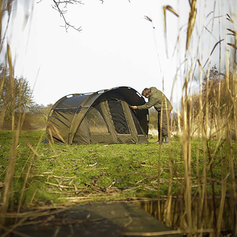 Avid Carp Ascent Bivvy TwoMan Karpfen Zelt grün A0530009 6