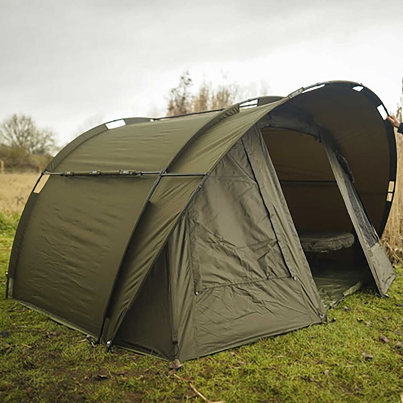 Avid Carp Ascent Bivvy TwoMan Karpfen Zelt grün A0530009 7