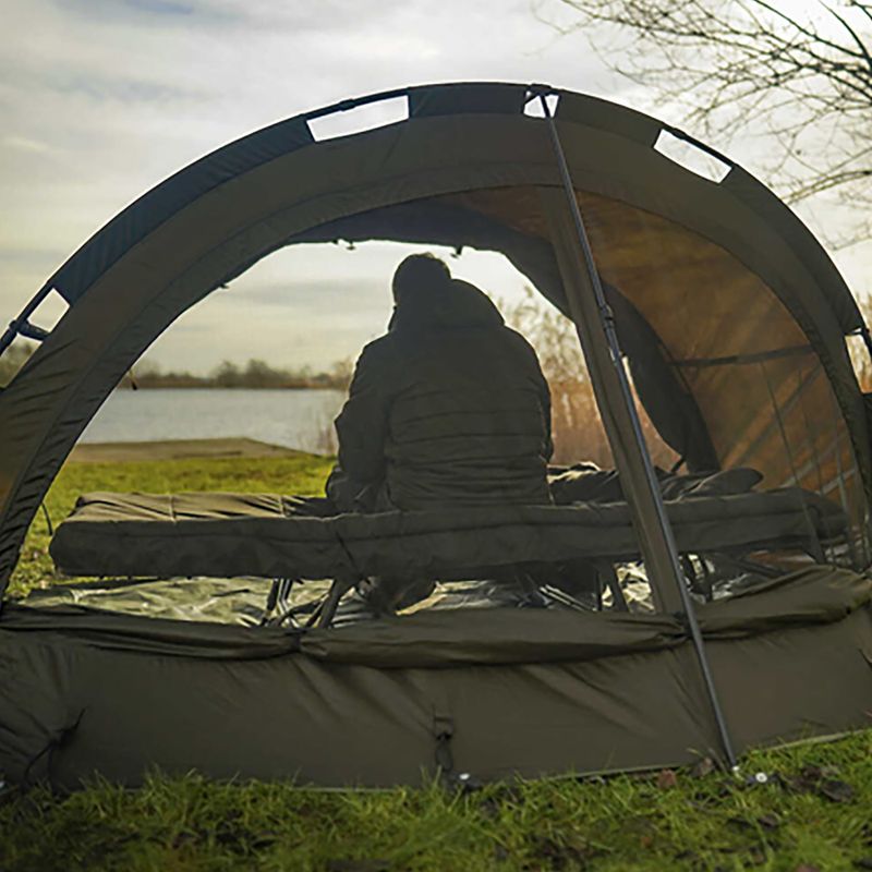 Avid Carp Ascent Bivvy TwoMan Karpfen Zelt grün A0530009 8