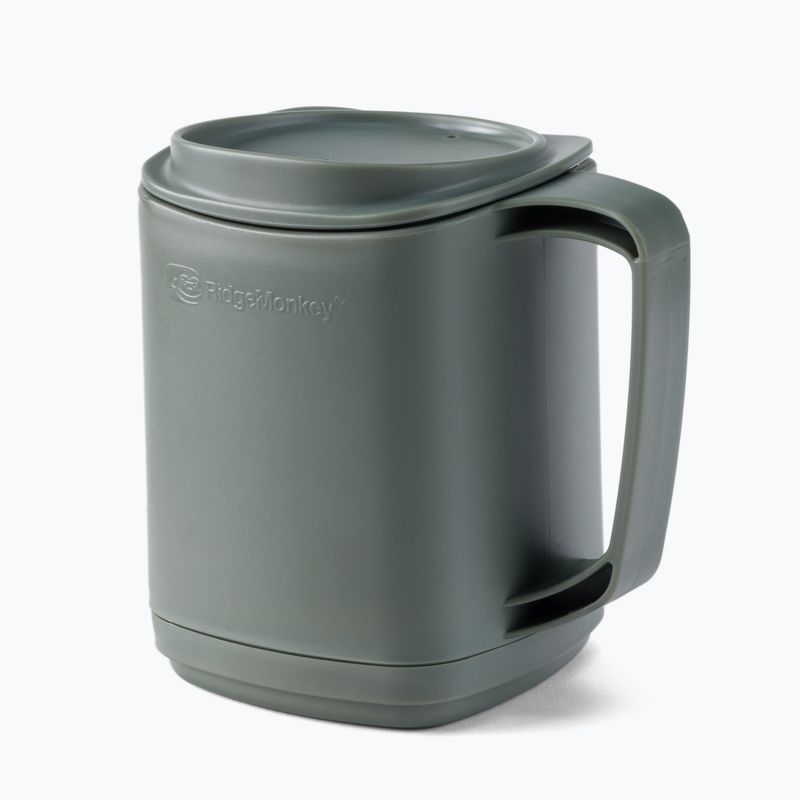 RidgeMonkey ThermoMug Gunmetal grün RM115 Angelbecher 2