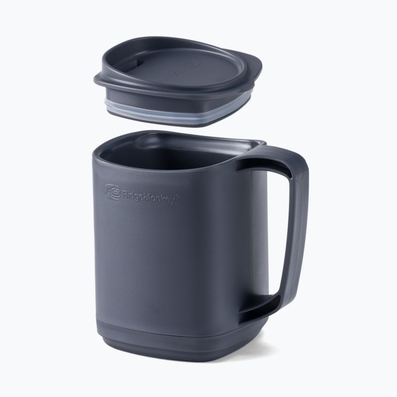 RidgeMonkey ThermoMug Gunmetal grün RM114 Angeln Becher 4