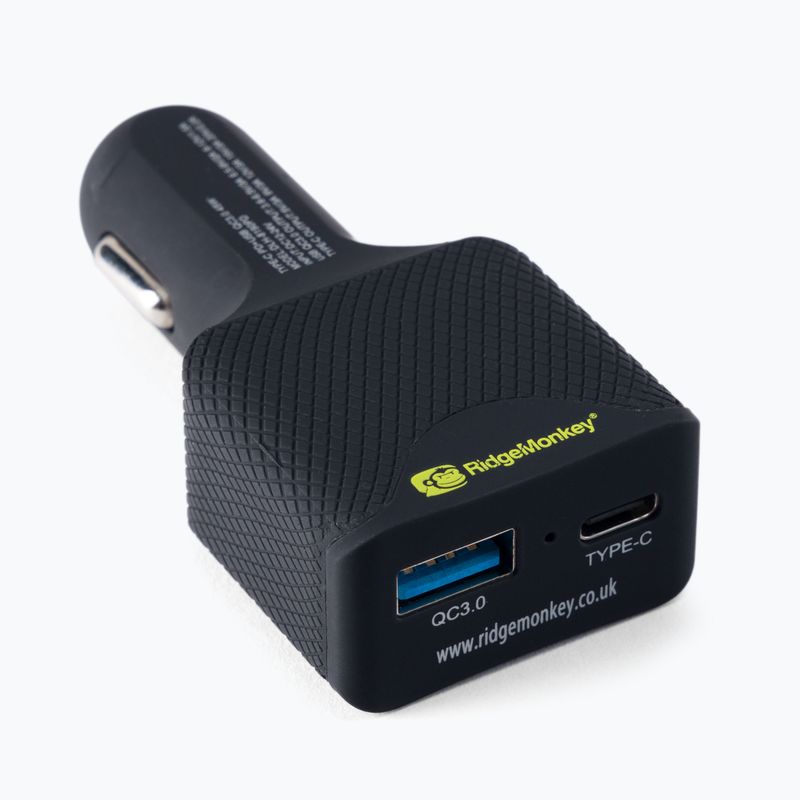 RidgeMonkey Vault 45W USB-C PD Auto-Ladegerät schwarz RM146 2