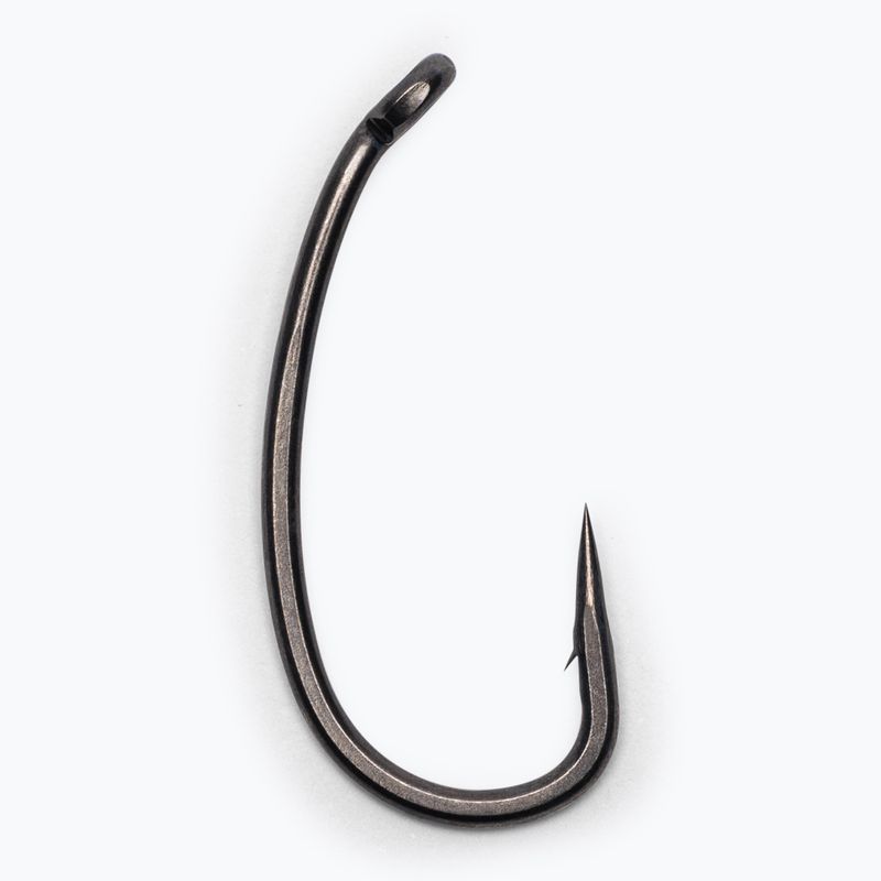Ridge Monkey Ape-X Medium Curve 2XX Barbed grau RMT256 Haken