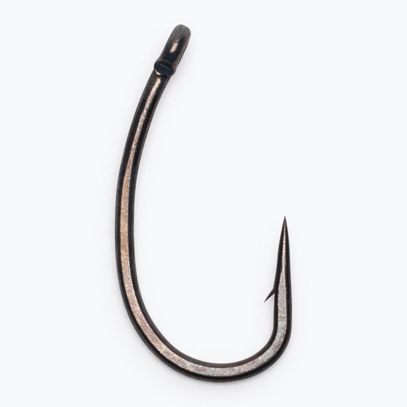 Ridge Monkey Ape-X Curve Barbed grau RMT285 Haken