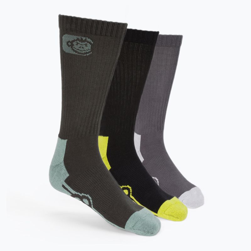 RidgeMonkey Angelsocken Apearel Crew Socken 3er Pack schwarz RM659