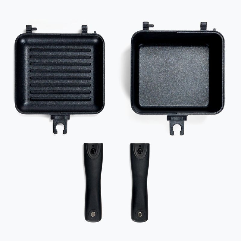 RidgeMonkey Connect Mini Pan & Griddle schwarz MMP PG Topf 3