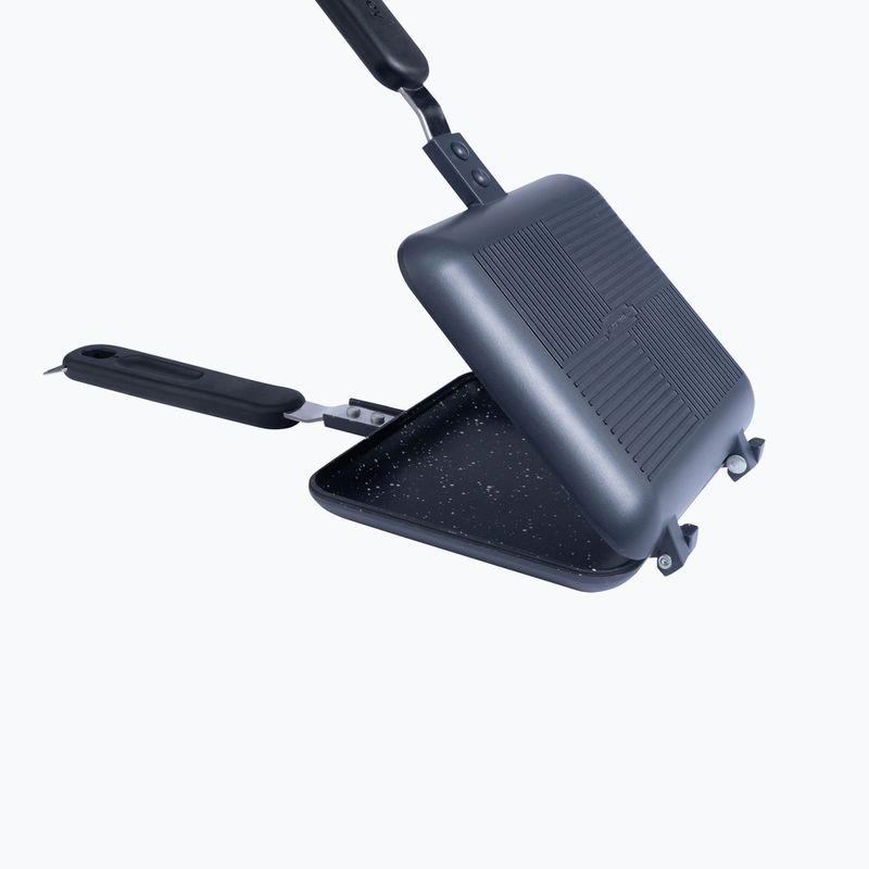 RidgeMonkey Classic Sandwich Toaster Pan Granite Edition schwarz RM774