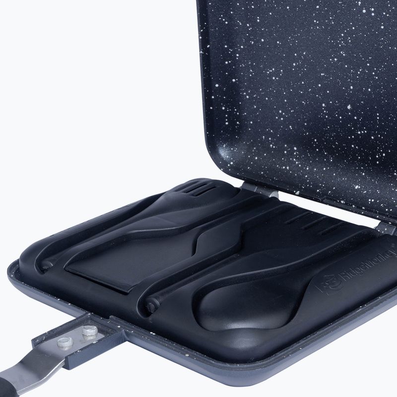 RidgeMonkey Classic Sandwich Toaster Pan Granite Edition schwarz RM774