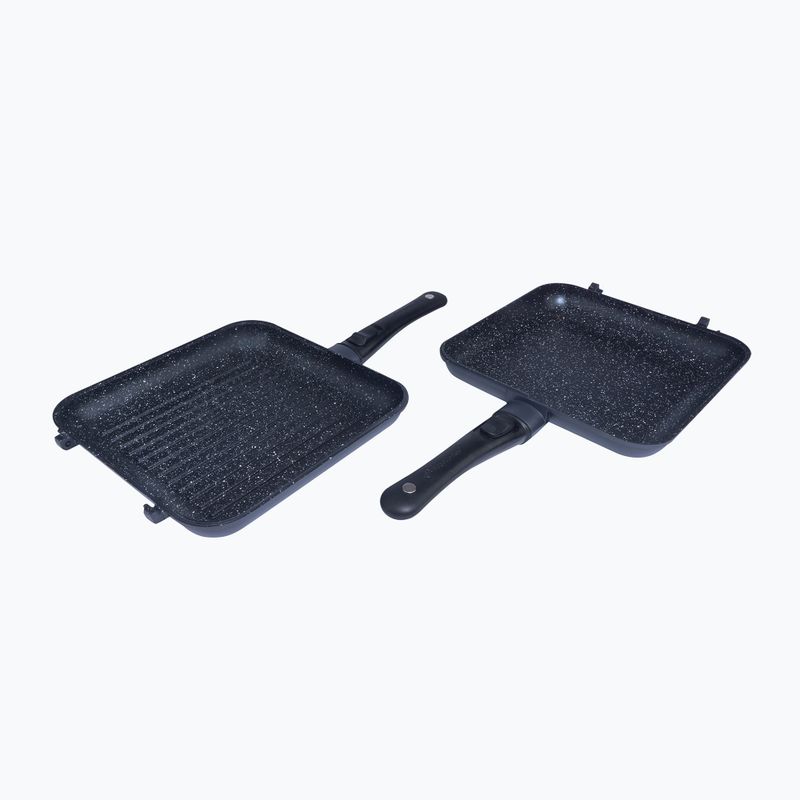 RidgeMonkey Connect Pfannen- und Griddle-Set Granite Edition schwarz RM781 5