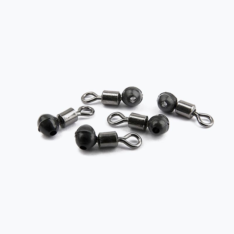 Matrix Bead Swivels 10 Stück Angeln Link schwarz GAC375 2