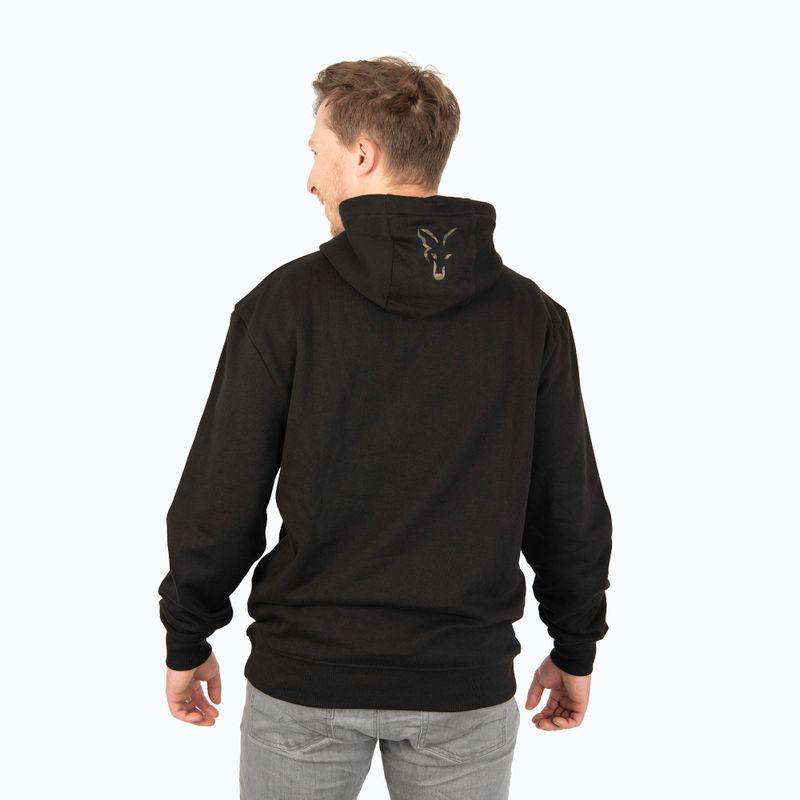 Fox LW Print Pullover mit Kapuze Angeln Sweatshirt Schwarz CFX1 3