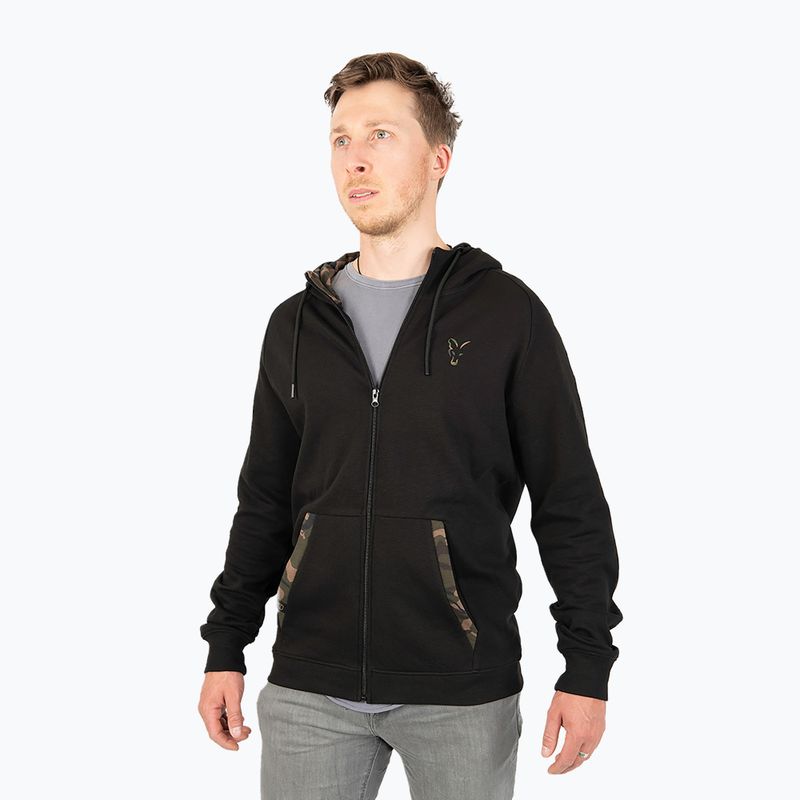 Fox International LW Zip Hoody Angeln Sweatshirt schwarz CFX135
