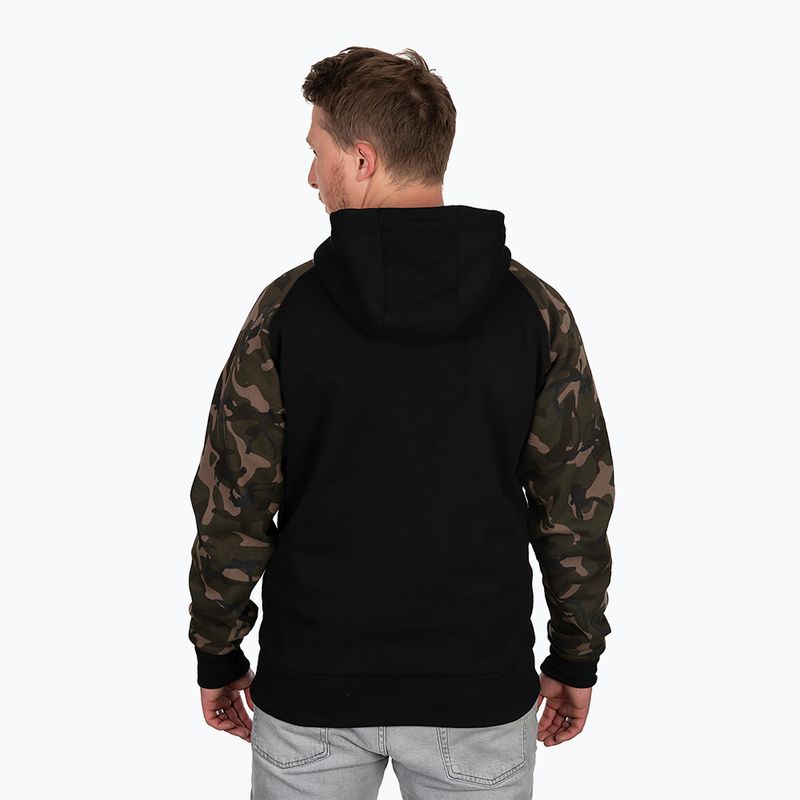 Fox International Raglan Hoody schwarz/camo Sweatshirt 2