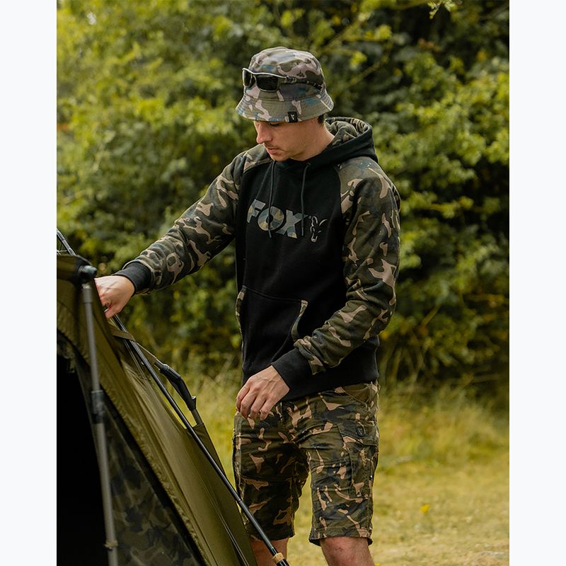 Fox International Raglan Hoody schwarz/camo Sweatshirt 6