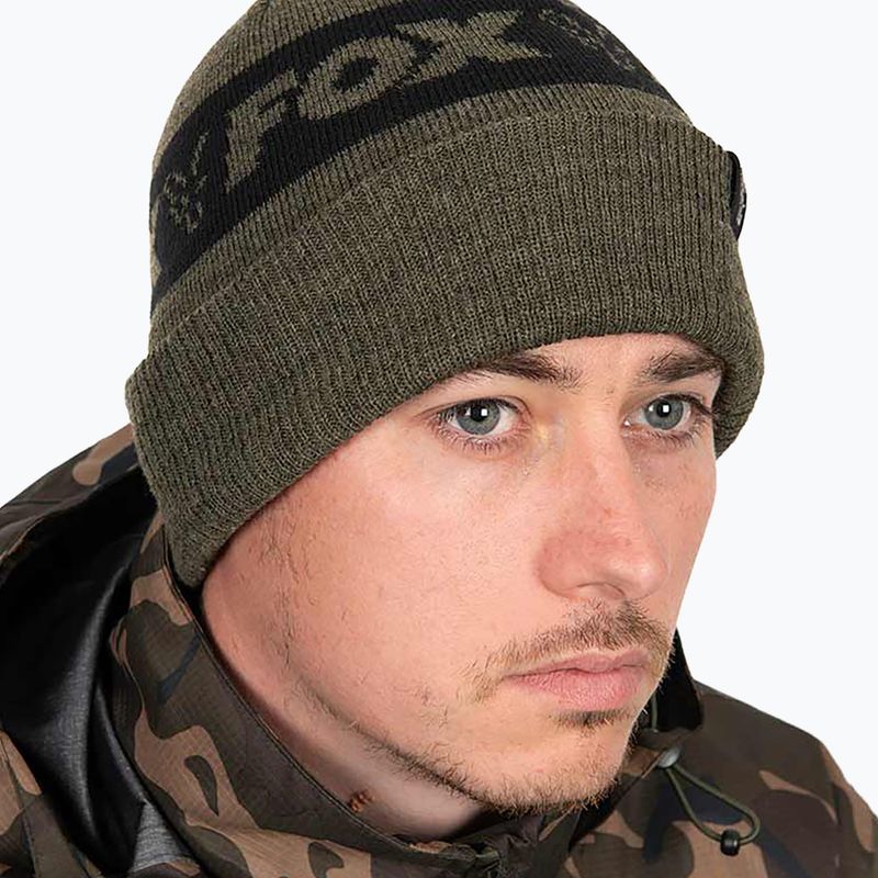 Fox International Collection Wintermütze grün/schwarz