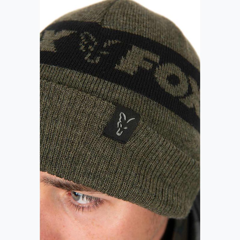 Fox International Collection Wintermütze grün/schwarz