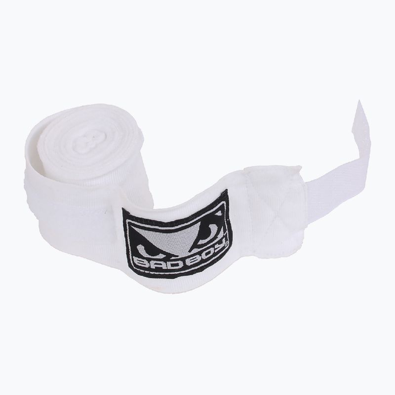 Boxbandagen Bad Boy weiß-schwarz BBE44