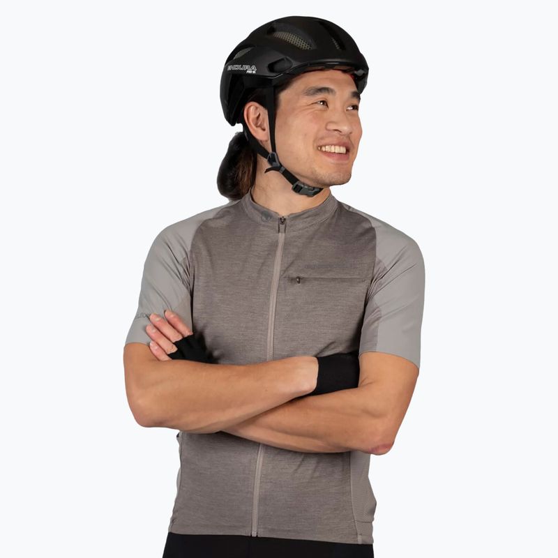 Fahrradtrikot Herren Endura GV500 Reiver S/S fossil