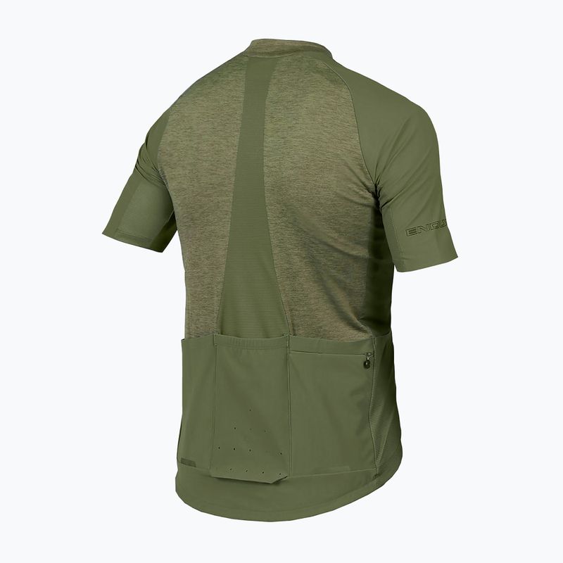 Fahrradtrikot Herren Endura GV500 Reiver S/S olive green 7