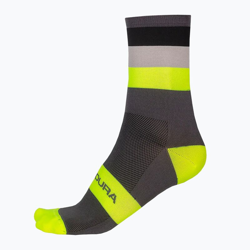 Fahrrad Socken Herren Endura Bandwidth hi-viz yellow 2