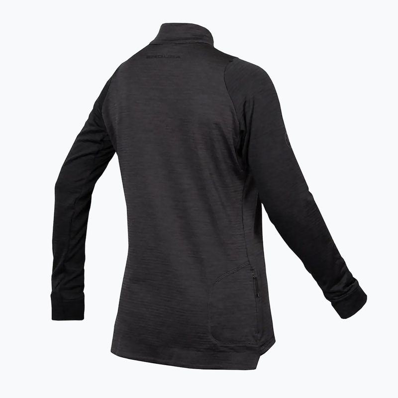 Fahrrad Longsleeve Damen Endura Singletrack Fleece black 2