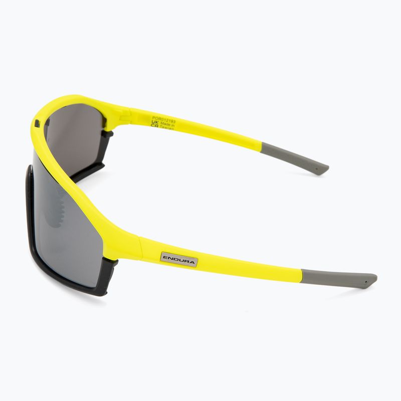 Sonnenbrille Endura Dorado II 3+1+1 hi-viz yellow/smoke tint/full platinum mirror 5