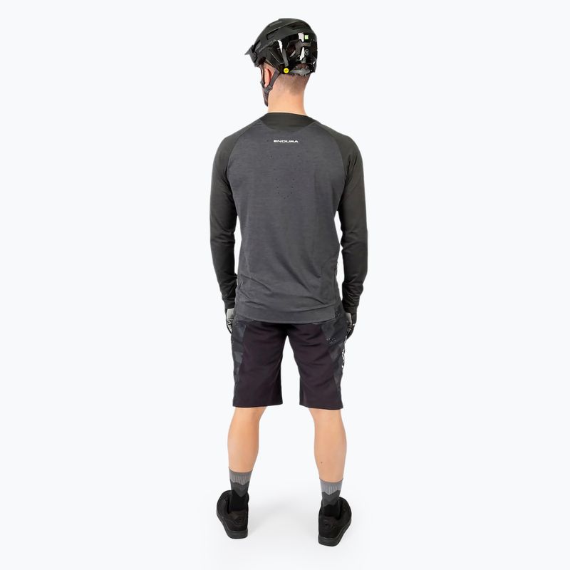 Fahrrad Longsleeve Herren Endura Singletrack pewter 3