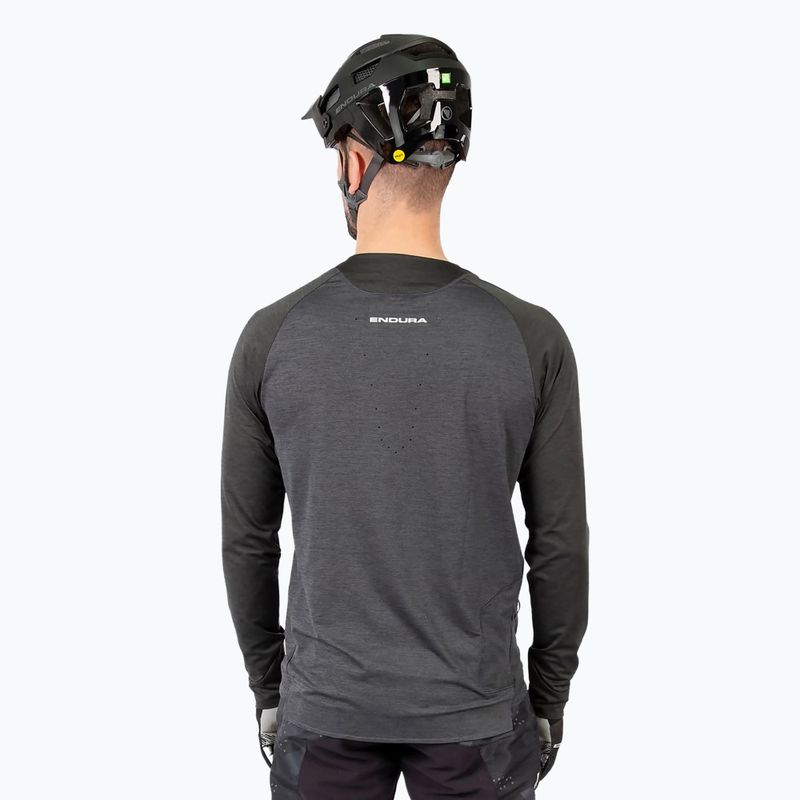 Fahrrad Longsleeve Herren Endura Singletrack pewter 4