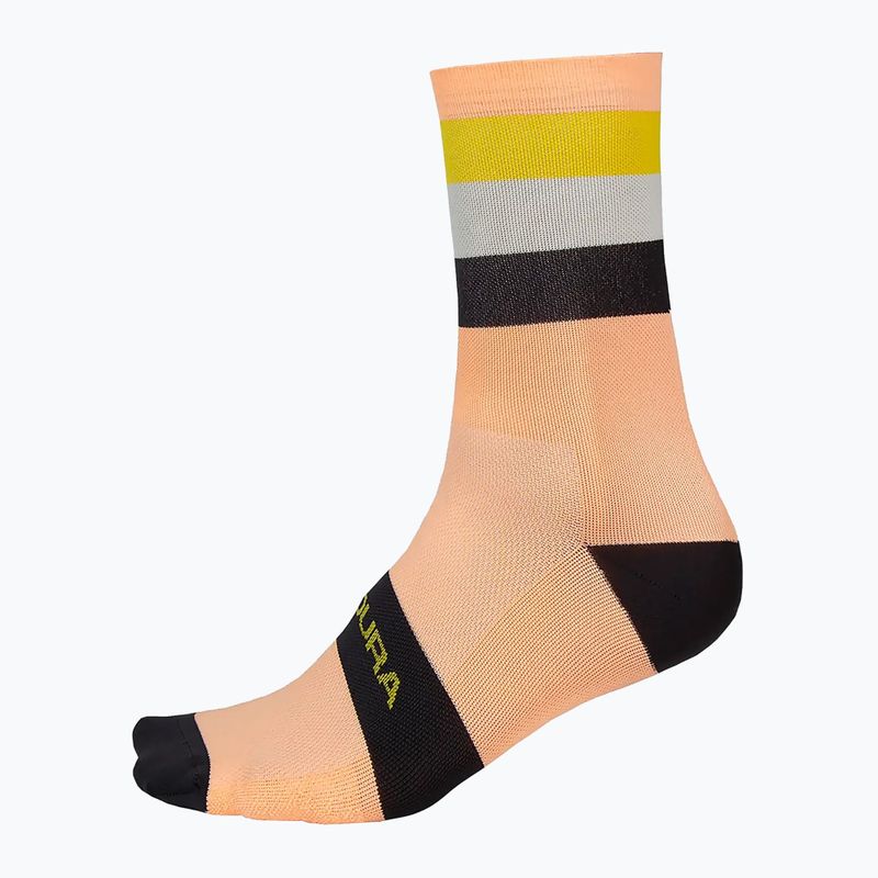 Fahrrad Socken Herren Endura Bandwidth neon peach 2