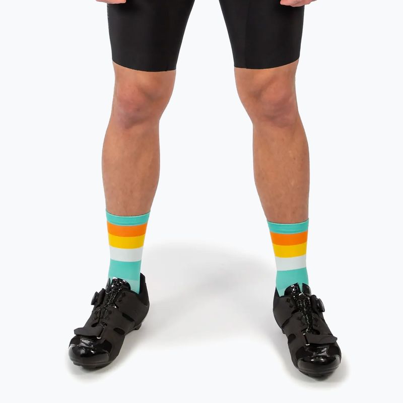 Fahrrad Socken Herren Endura Bandwidth aqua 5