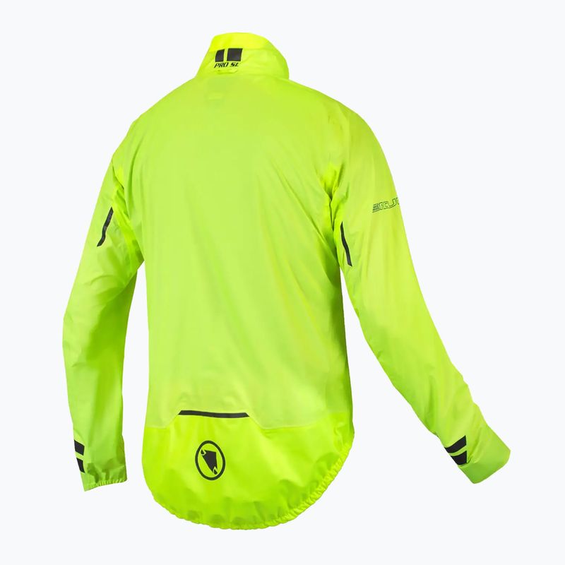 Fahrradjacke Herren Endura Pro SL Waterproof hi-viz yellow 8