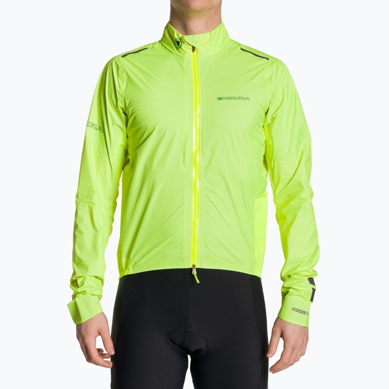 Fahrradjacke Herren Endura Pro SL Waterproof hi-viz yellow