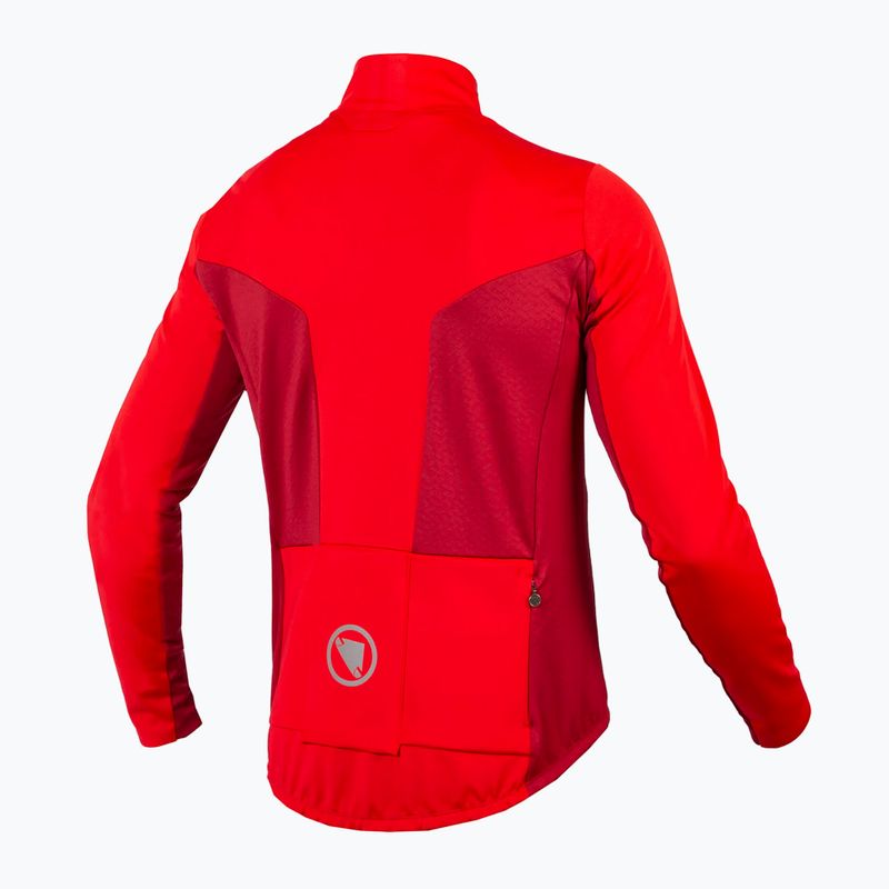 Fahrrad Hoodie Sweatshirt Herren Endura FS260-Pro Roubaix rust red 6