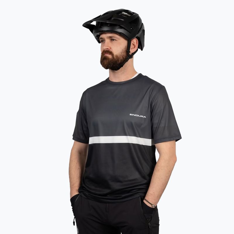 Fahrradtrikot Herren Endura Singletrack II Core black