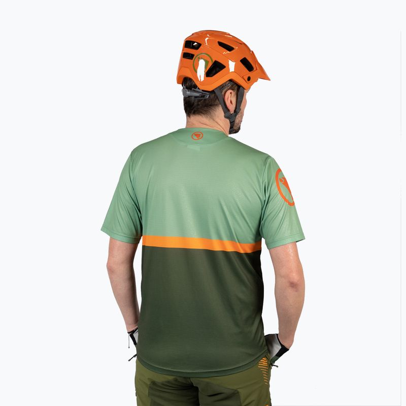 Herren Endura Singletrack II Core tangerine Fahrradtrikot 2