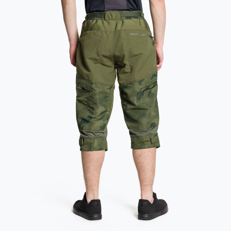 Fahrrad Shorts Herren Endura Hummvee 3/4 olive camo 2