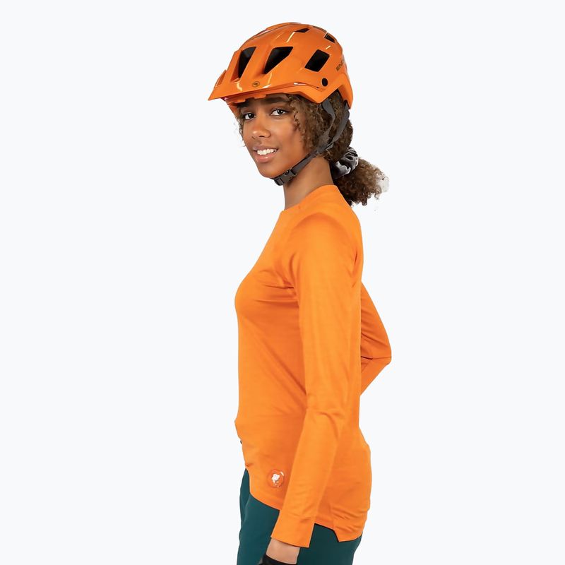 Fahrrad Longsleeve Damen Endura Singletrack harvest 5