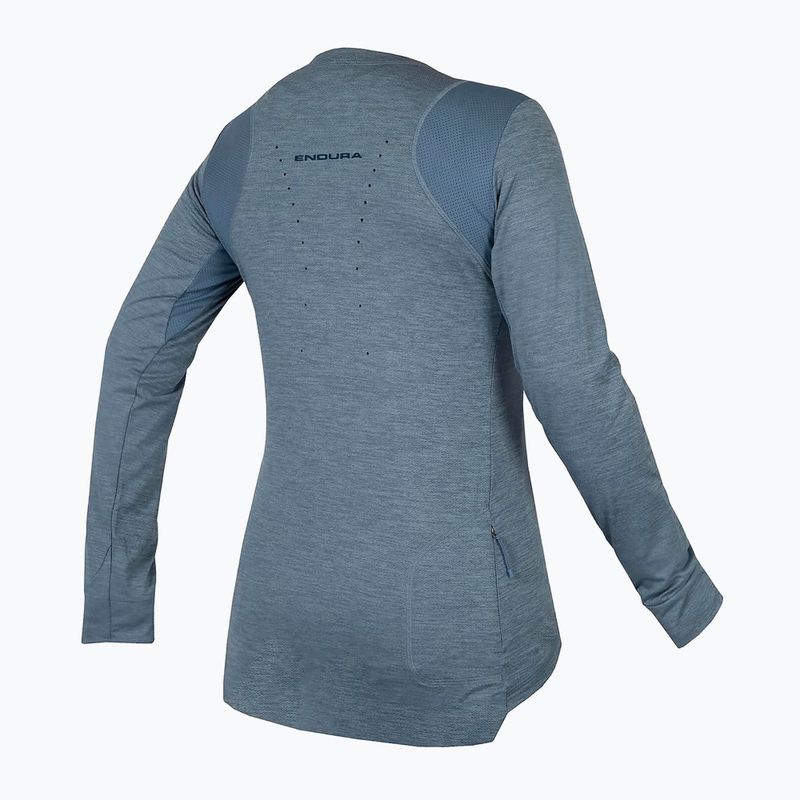 Fahrrad Longsleeve Damen Endura Singletrack blue steel 11