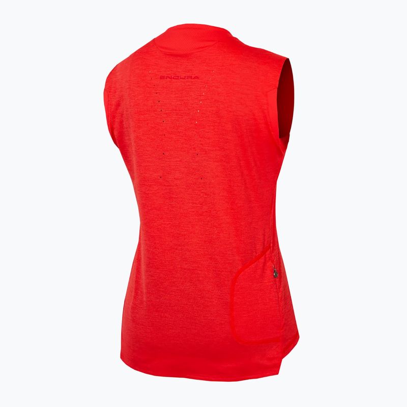 Fahrradtrikot Damen Endura Singletrack Tank Top pomegranate 10