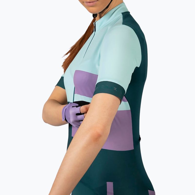 Fahrradtrikot Damen Endura FS260 Print S/S violet 6