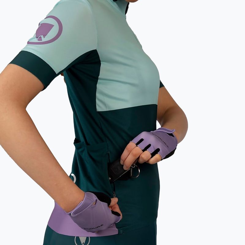 Fahrradtrikot Damen Endura FS260 Print S/S violet 7
