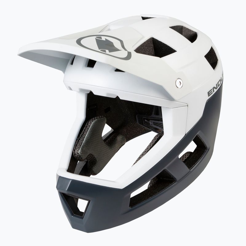 Endura Singletrack Full Face MIPS Fahrradhelm weiß
