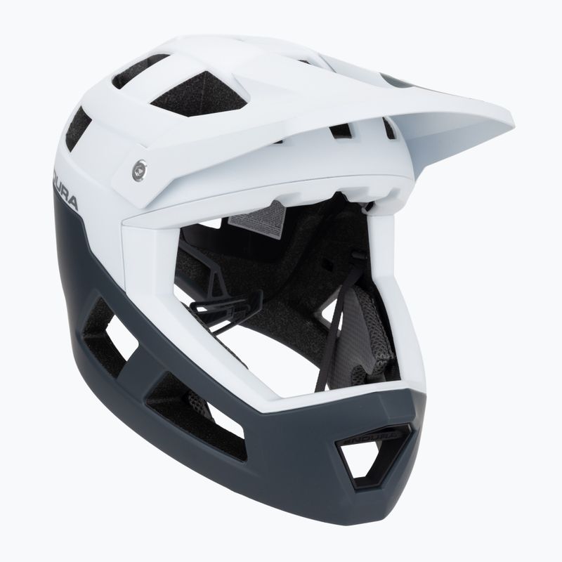 Endura Singletrack Full Face MIPS Fahrradhelm weiß