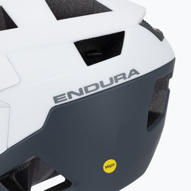 Endura Singletrack Full Face MIPS Fahrradhelm weiß 7